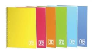 ONE COLOR PPL M SPIRALE A5 FORATO 80+1 80GR. 5MM
