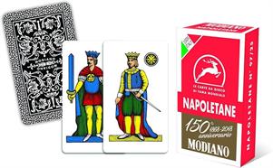 CARTE GIOCO MODIANO NAPOLETANE ROSSO PESANTI GR.410