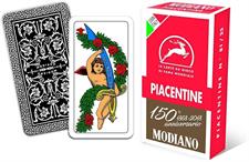 CARTE GIOCO MODIANO PIACENTINE ROSSO PESANTI GR.410
