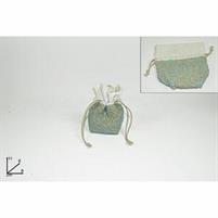 EVENTI SACCHETTO C/JUTA SPIDER CELESTE CM.11 X 7