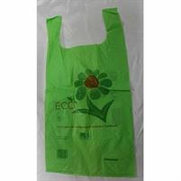 SHOPPER MEDIA MATER-BI F.30x55x4 4KG 14gr -VERDE