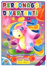 ALBUM DA COLORARE PERSONAGGI DIVERTENTI
