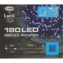 LUCI LED MINI 180 PROGRAMMABILI PER  ESTERNO 9,50MT BLU