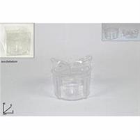 EVENTI TRASPARENTE SCATOLA C/FIOCCO 6x6x6 cm.