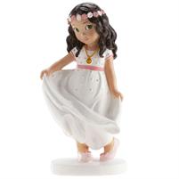 DECORO PER TORTE COMUNIONE BAMBINA CM.16,6