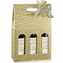 SCATOLA 3 BOTTIGLIE LARI CHAMPAGNE 270X90X385