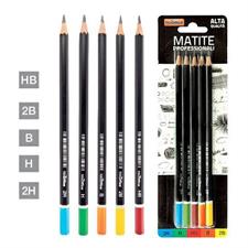 BL.MATITE PROFESSIONALI ASS.5 PEZZI HB-2B-B-H-2H