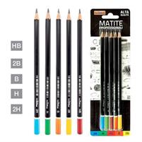 BL.MATITE PROFESSIONALI ASS.5 PEZZI HB-2B-B-H-2H