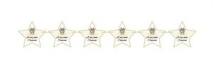 FESTONE COMUNIONE STELLA 2,5 MT
