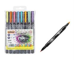 EVIDENZIATORI NIKDUO SET 8 PEZZI