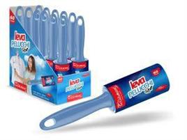 SPAZZOLA ADESIVA TOGLI PELUCCHI 60 FOGLI SETA BLU
