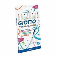COLORI GIOTTO TURBO GLITTER X 8