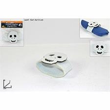 HALLOWEEN-SEGNAPOSTO FELTRO TESCHIO
