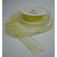 NASTRO ORGANZA ANIMATA 25MM X25MT GIALLO