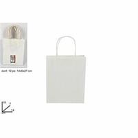 BUSTA REGALO CORDINO BIANCA 18X7X14 WHITE