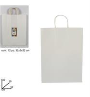 BUSTA REGALO CARTA BIANCA 42X10X32/WHITE