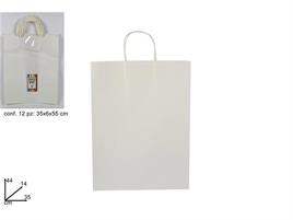 BUSTA REGALO CARTA BIANCA 44X14X35/WHITE