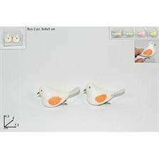 UCCELLI C/PINZETTA SET 2PZ COL ASS