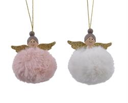 APPEND.ROSA/BIANCO ANGELO POOF H.7,5 CM.