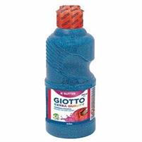GIOTTO TEMPERA PRONTA GLITTER 250 ML CYAN