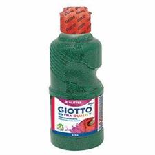 GIOTTO TEMPERA PRONTA GLITTER 250ML VERDE