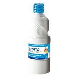 COLORI GIOTTO TEMPERA ACRILICA 500ML BIANCO