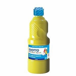 COLORI GIOTTO TEMPERA ACRILICA 500ML GIALLO PRIMARIO