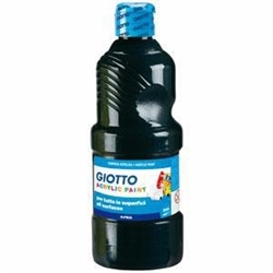 COLORI GIOTTO TEMPERA ACRILICA 500ML NERO