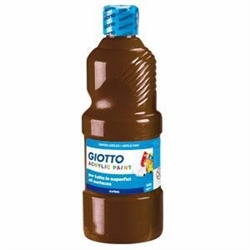 COLORI GIOTTO TEMPERA ACRILICA 500ML MARRONE