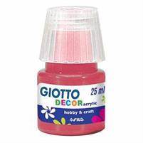 GIOTTO DECOR ACRYLIC 25 ML ROSSO CARMINIO