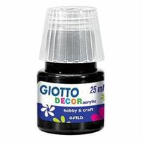 GIOTTO DECOR ACRYLIC 25 ML NERO