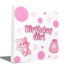 E.COMPLEANNO BIMBA TOVAGLIOLI 33X33 CM. X 20 PEZZI