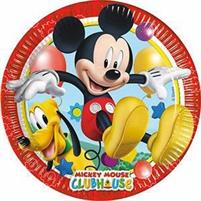 F.MICKEY PIATTI 20 CM. X 8 PEZZI