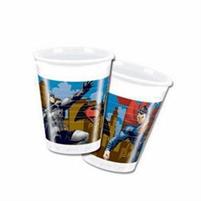 F.BATMAN VS SUPERMAN BICCHIERI 200 ML X 8 PEZZI