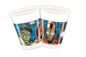 F.AVENGERS INFINITY STONES BICCHIERI 200CC X 8 PEZZI