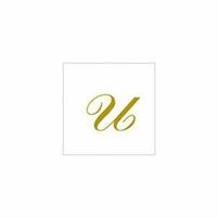 TOVAGLIOLI LETTERA U2 VELI 25X25 X20 PEZZI