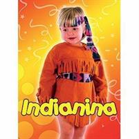 VESTITO BIMBO E. INDIANINA TG.3-4 ANNI