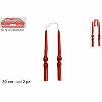 CANDELA ROSSO TORCIGLIONE LAMINATE SET 2PZ
