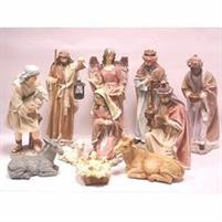 PRESEPE GRANDE SET 11PZ. H. 60/40CM.