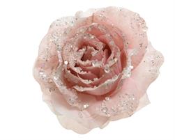 APPEND.ROSA FIORE ROSA C/CLIP D.14 H.8,5 CM.