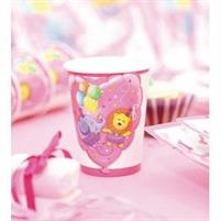 E.PRIMO COMPLEANNO ROSA BICCHIERE 250CC X 10 PEZZI BABY GIRL