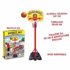 GIOCO BASKET A COLONNA DIAM. 29CM CON ACC. H 187CM