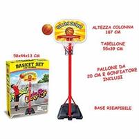 GIOCO BASKET A COLONNA DIAM. 29CM CON ACC. H 187CM