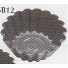 PADEL.FORMINE ALLUMINIO ANTIADERENTE BUDINO CM.12 X 6 PEZZI