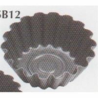 PADEL.FORMINE ALLUMINIO ANTIADERENTE BUDINO CM.12 X 6 PEZZI