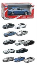 NEWRAY 1:24 EUROPEAN CAR 7 STYLES CM.19,5 IN WINDOW BOX