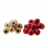 APPEND.ORO/ROSSO MINI  PALLE 2CM X 10