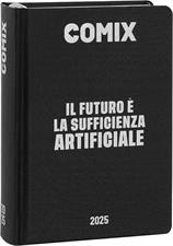DIARIO COMIX 16M MIGNON PLUS 2025 9X12,5 BLACK&SILVER
