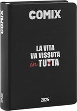 DIARIO COMIX 16M MIGNON PLUS 2025 9X12,5BLACK&WHITE