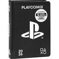 DIARIO AGENDA PLAYCOMIX BLACK 16 MESI